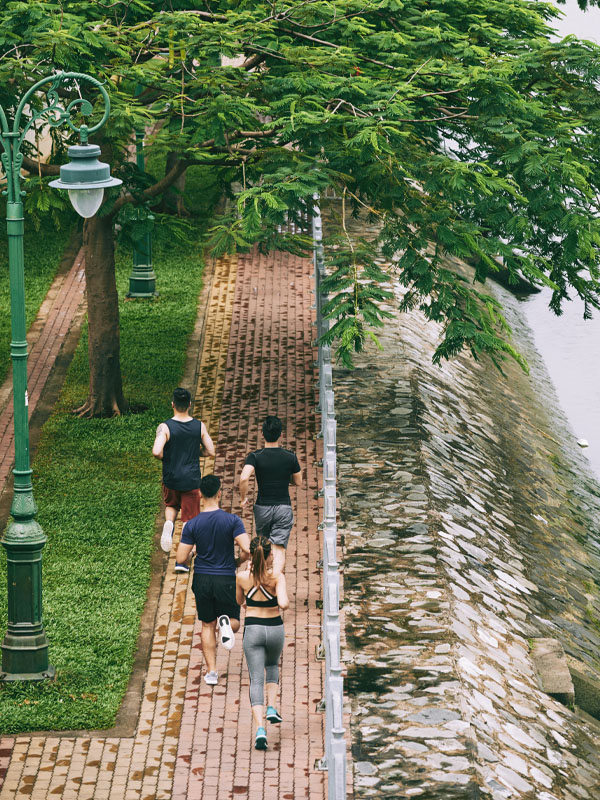 Running together