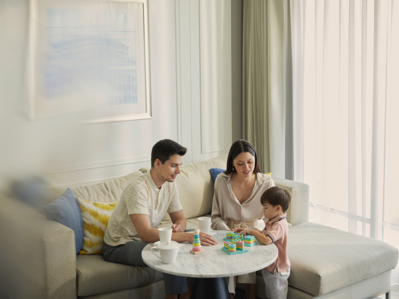 Dusit Hotel, Family stay, Bangkok stay, Family stay in Bangkok, Suites Room