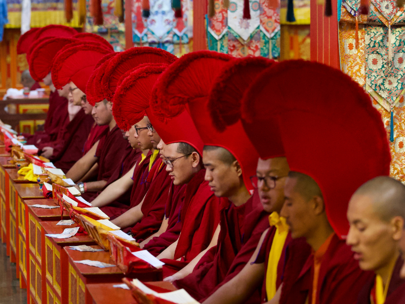 Chanting with the Monks