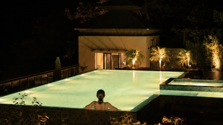 Pool Night View
