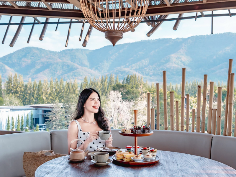 Mountain Panoramic Afternoon Tea Set for two at JAMII